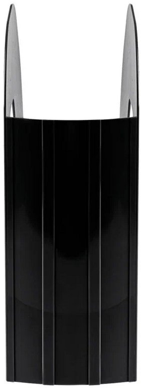 Лоток вертикальный 90 мм Стамм Фаворит, тонированный черный