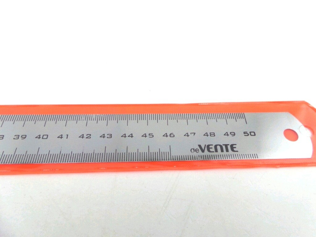 Линейка 50 см. метал. в чехле deVENTE