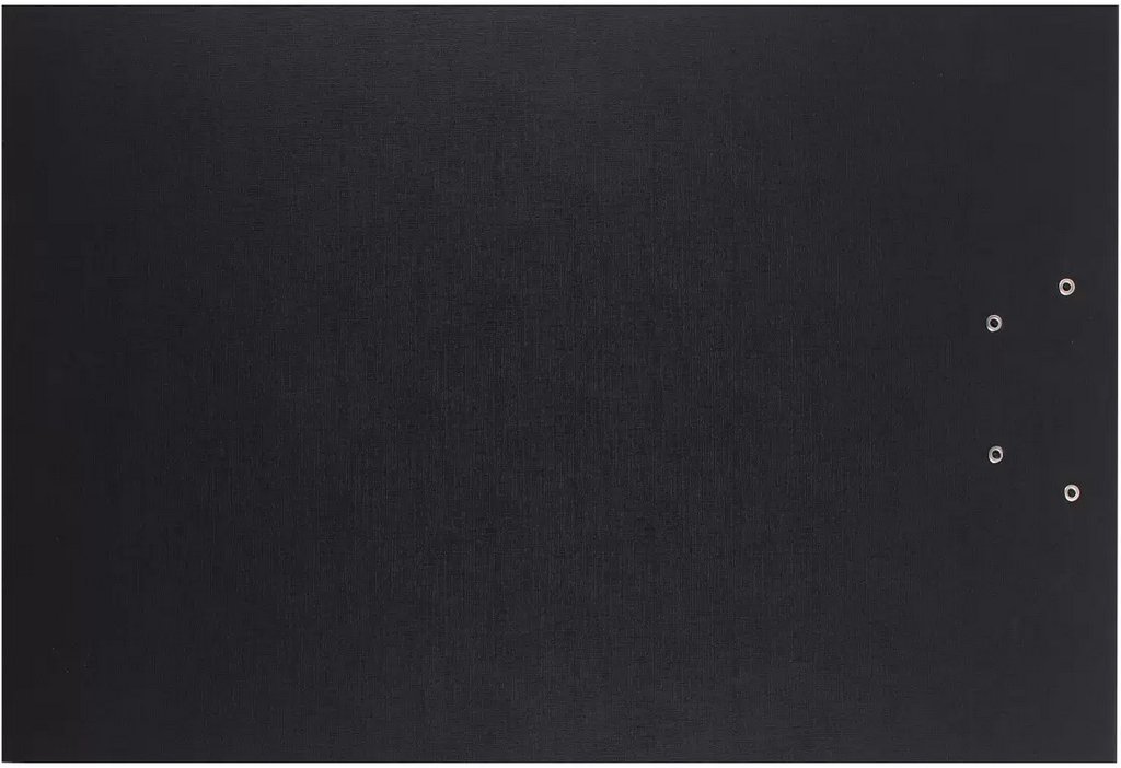 Папка-регистратор А3 75мм deVENTE, горизонтальная, двустор. покрытие, пл. карман на торце, черная