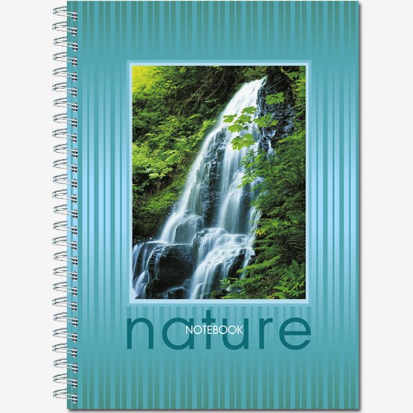 Тетрадь 120 лист А5 "Nature", блок "в точку"