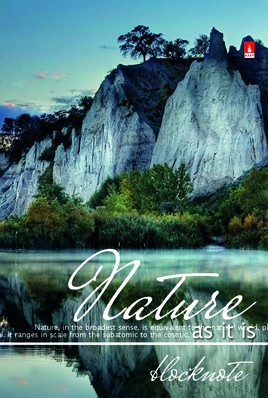 Блокнот А7  40л.,  68*104 мм, на гребне "Природа"