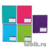 Тетрадь 18 лист лин. А5 "Классика", 5 цветов в ассортиенте, обложка мелованная бумага