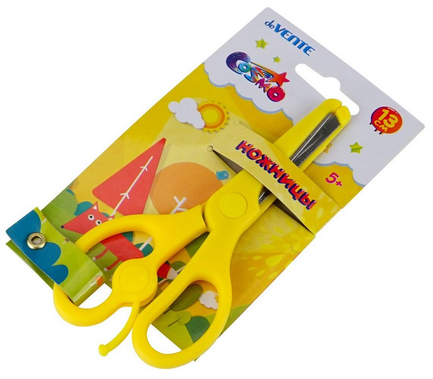 Ножницы 130 мм детские безопасные лезвия, deVENTE "Cosmo"