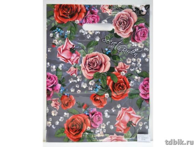 Пакет пробивной 31*40см (60 мкм) "Таинственный сад" ПВД