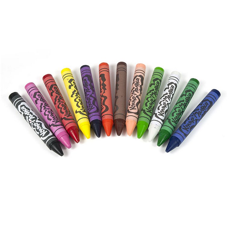 Набор карандашей восковых утолщенных 12 цв. Каляка-Маляка (d=14мм)