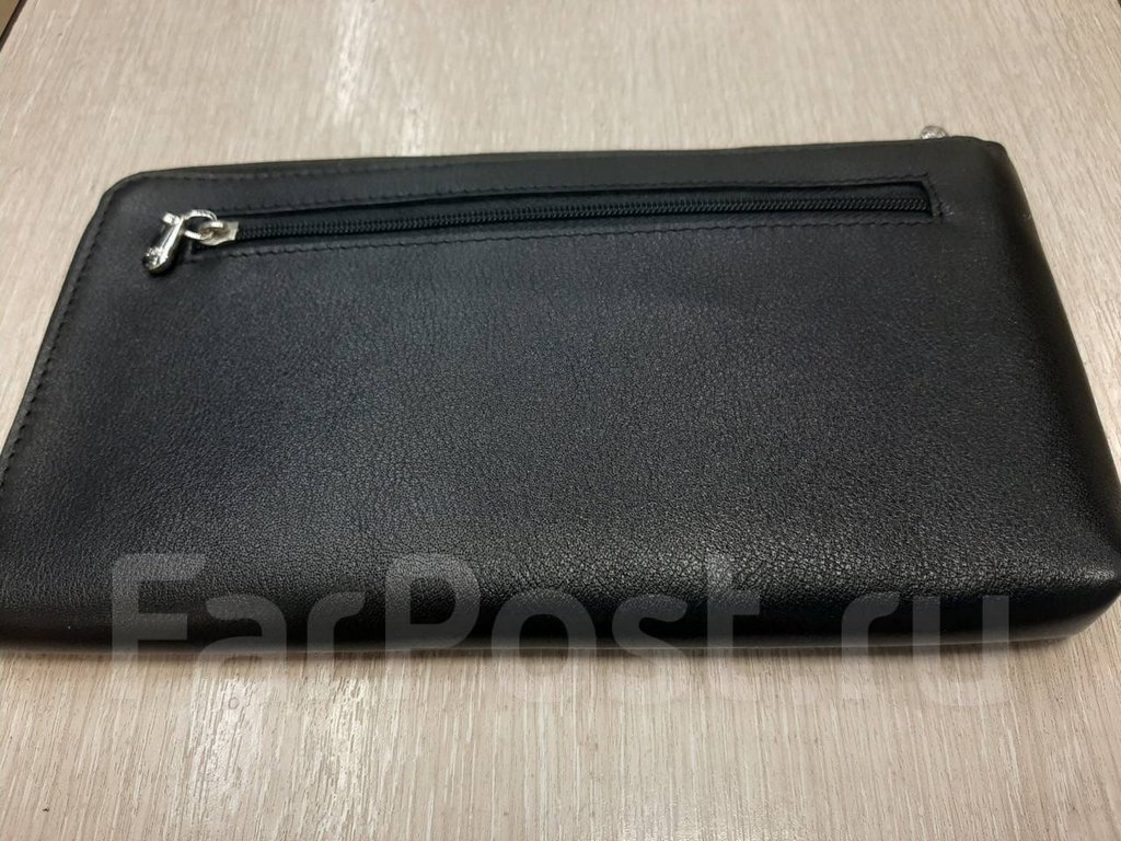 Портмоне D.Morelli "Модерн" с RFID-защитой, нат.кожа, цвет черный