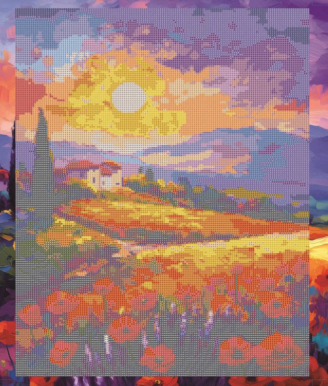 Алмазная мозаика 40*50см "Тоскана" Феникс+