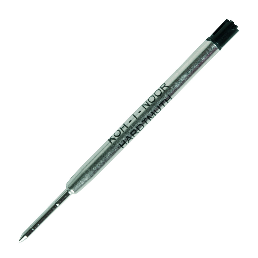 Стержень шариковый  98мм  аналог Parker металл. черный  (Koh-I-Noor) (линия 0,8мм)