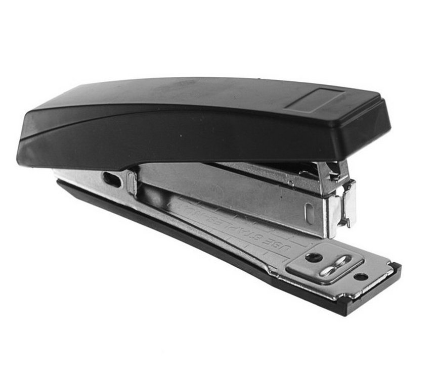 Степлер № 10 до 18л Attomex, черный с антистеплером