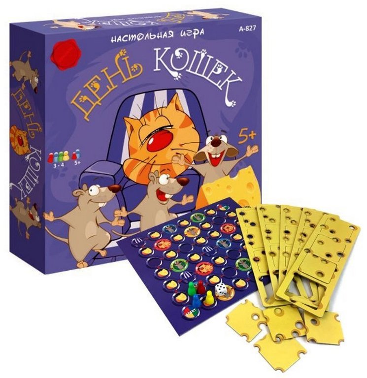 Игра настольная  .5+ "День Кошек" PLAY LAND