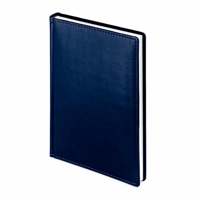 Ежедневник без дат 145*216 мм Альт "Velvet" темно-синий