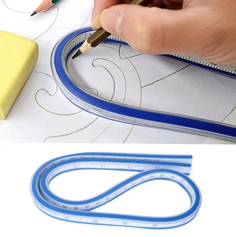 Линейка-лекало гибкое для рукоделия deVENTE 60 см
