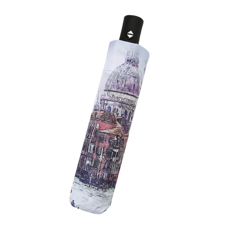 Зонт женский автомат Fabretti, 3 сложения, эпонж