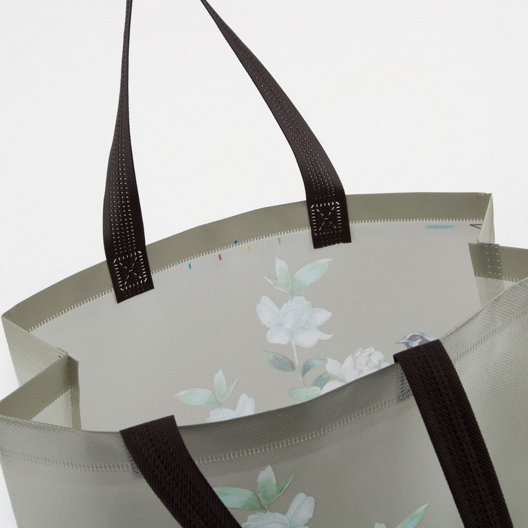 Сумка-шоппер 32х10х27 см нетканый материал, зелёная