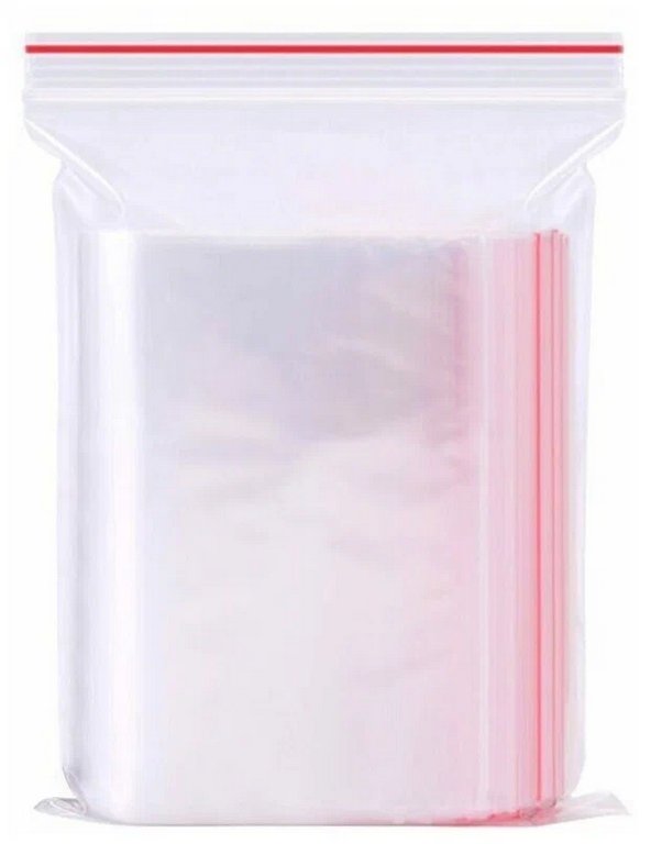 Гриппер  70*100 мм 100шт/уп, 35 мкм "deVENTE" ПНД, с красной полосой Гриппер  70*100 мм 100шт/уп, 35 мкм "deVENTE" ПНД, с красной полосой