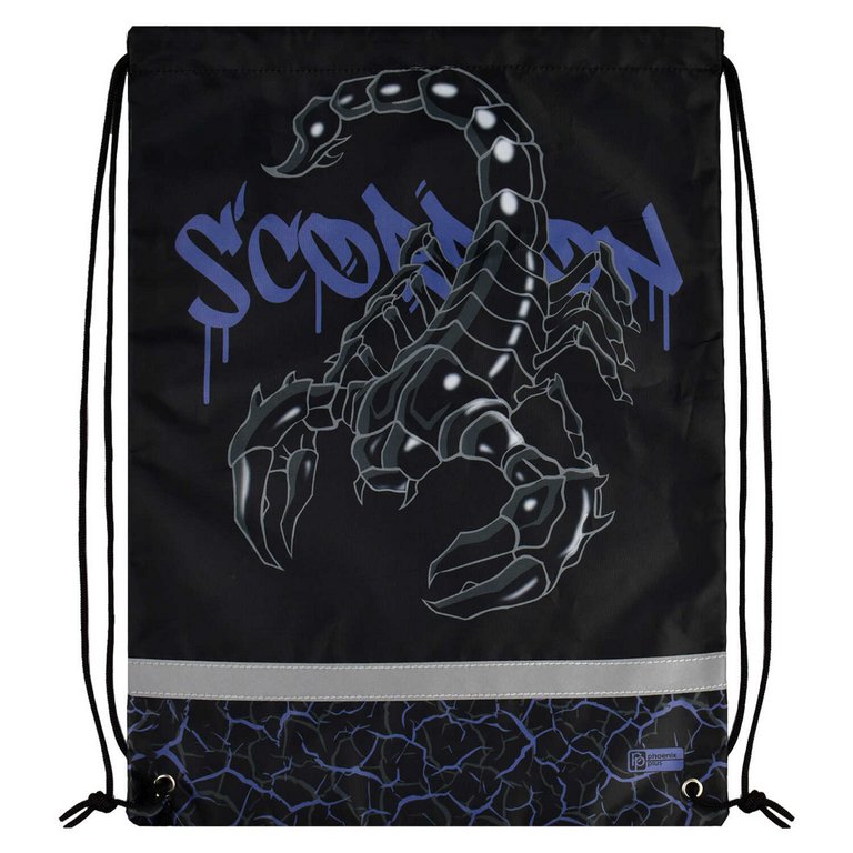 Сумка для обуви для мальчика 48*36 см Феникс+ "Скорпион"