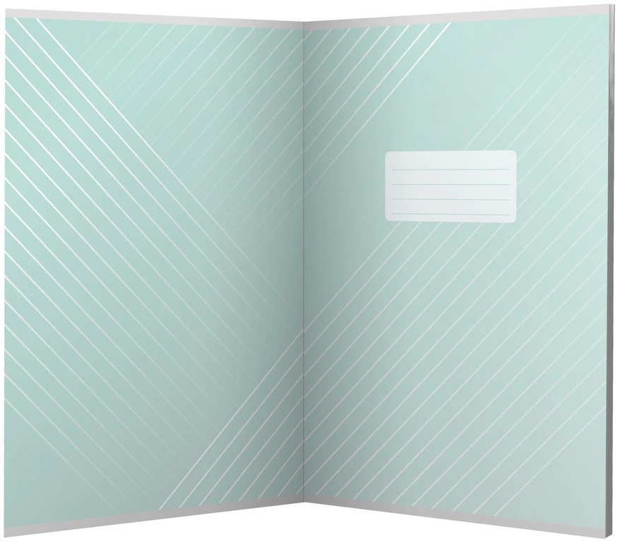 Тетрадь 48 лист кл. А4 на скрепке "В голове" софт-тач лам. цв. форзац 70г/м