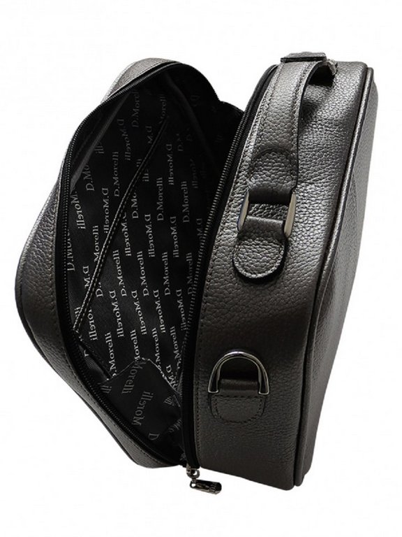 Сумка женская  D.Morelli, нат. кожа, бронза