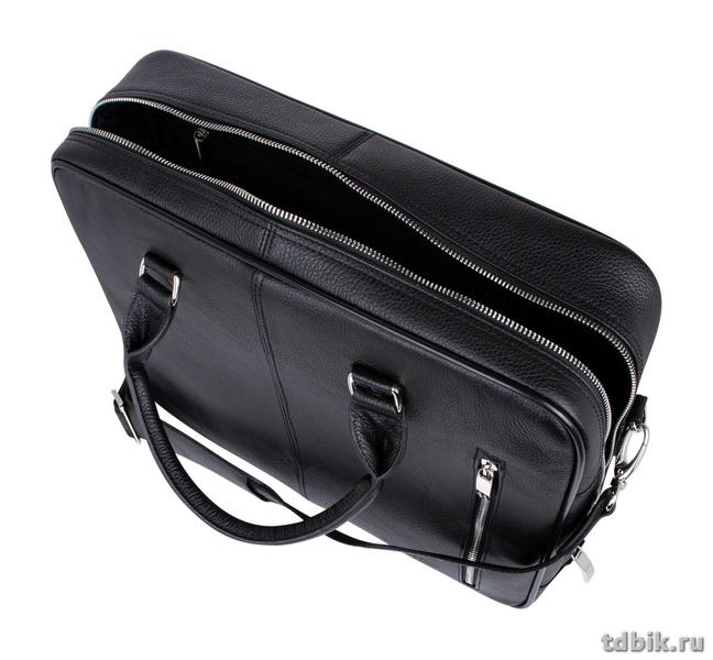 Сумка мужская Franchesco Mariscotti 40*32*10см, нат. кожа, черный