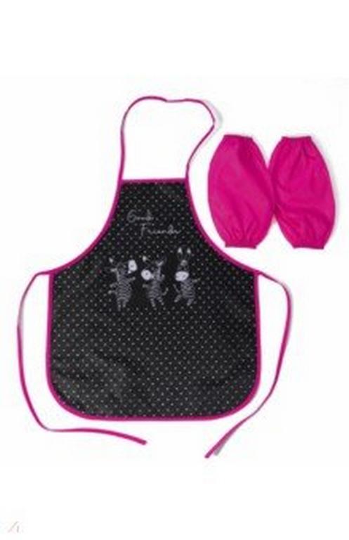 Фартук д/труда + нарукавники "ЗЕБРЫ" (дев)