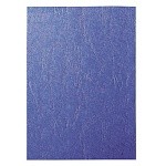 Обложки А4 кожа синий (100 шт), 230г/м2