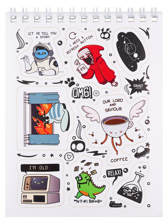 Набор наклеек 150 шт "Мои приколы" MILAND