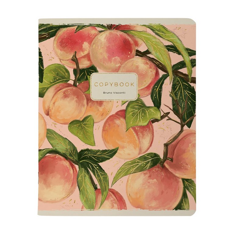 Тетрадь 48 лист кл. А5 на скрепке "FLORA. FRUITS" ассорти