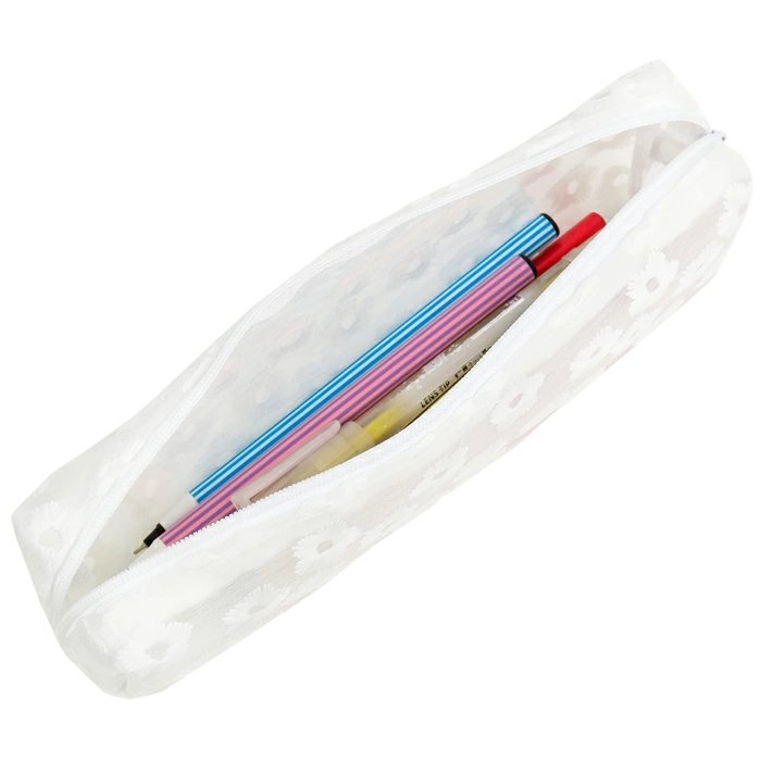 Пенал  для девочки Darvish 22*6,5*5,5см белый