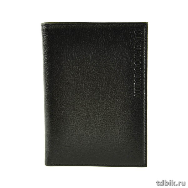 Бумажник водителя D.Morelli "Black" с отделен. для купюр, нат. кожа