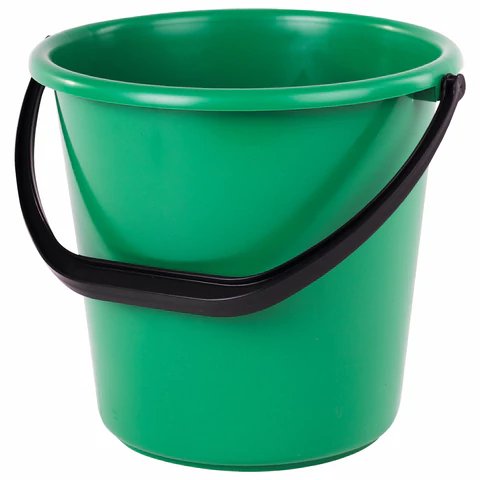 Ведро пластиковое без крышки 10 л., хозяйственное, шкала, LAIMA