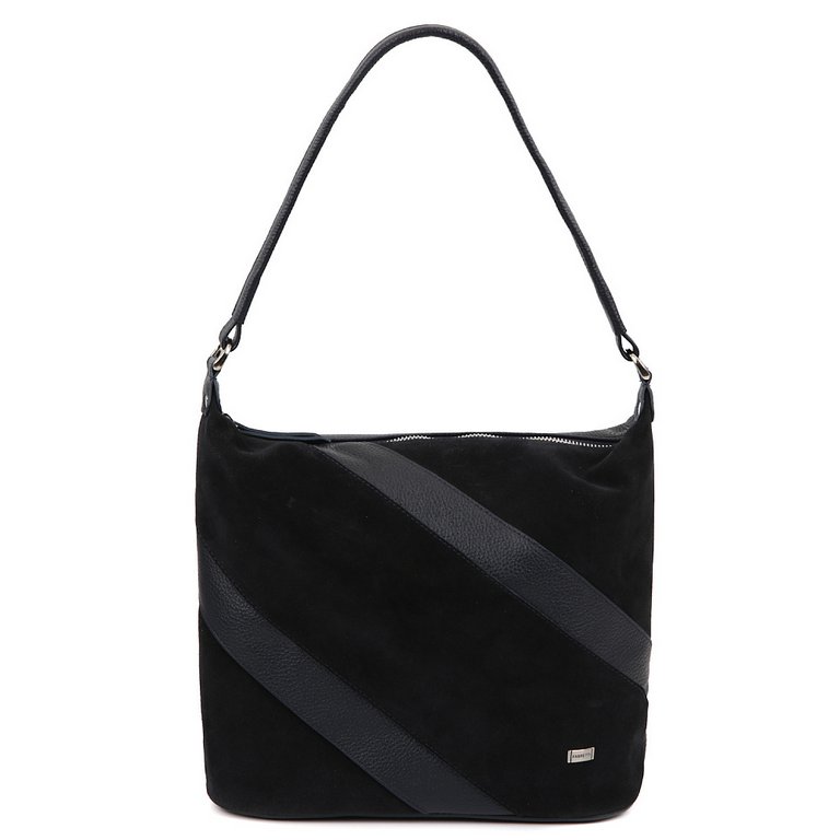 Сумка женская FABRETTI 27*26*11см, нат. кожа, синий