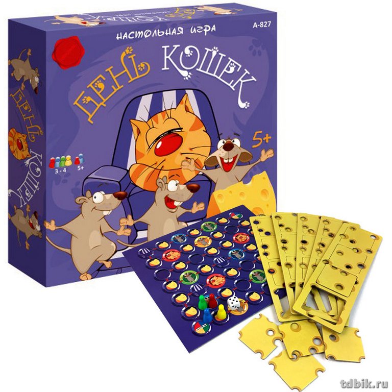 Игра настольная  .5+ "День Кошек" PLAY LAND