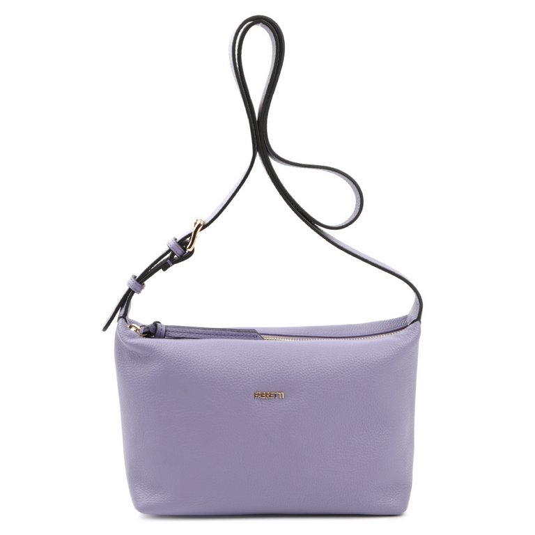 Сумка женская FABRETTI 29х17х9 см, нат. кожа, сиреневый