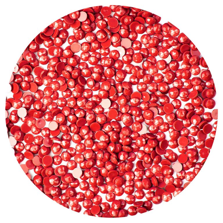 Алмазная мозаика 30*40см "Красные и белые пионы" Феникс+