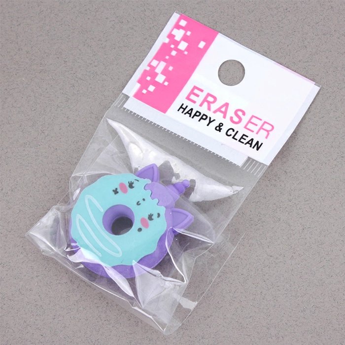 Ластик "Пончик-единорог" 4см (ассорти)