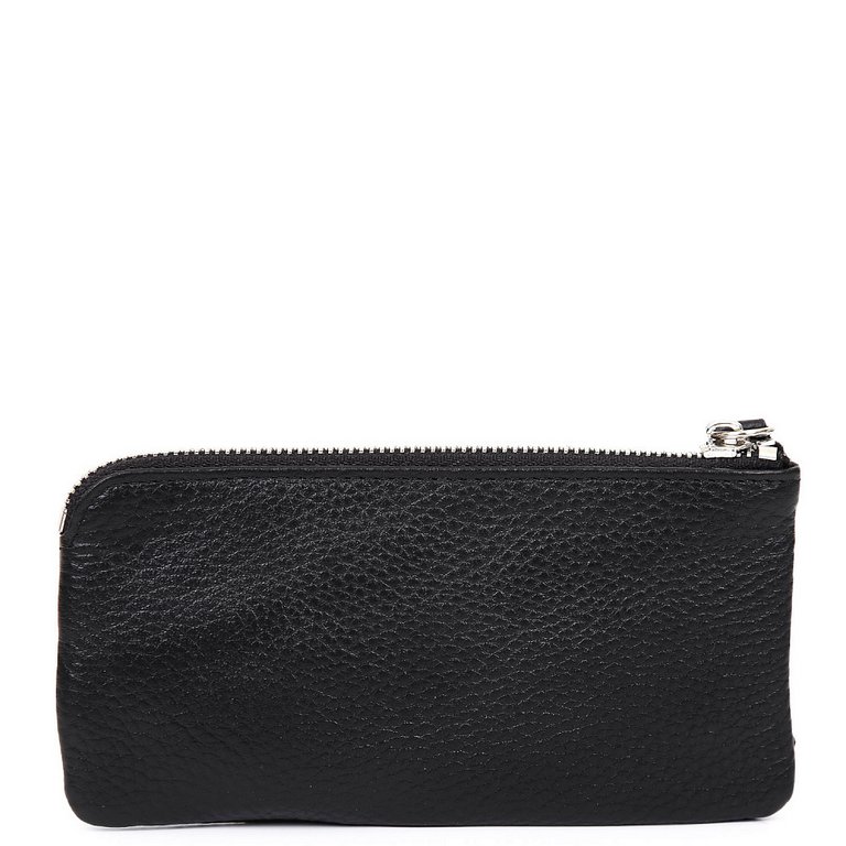 Футляр для ключей FABRETTI нат. кожа, 15*8*2см, черный