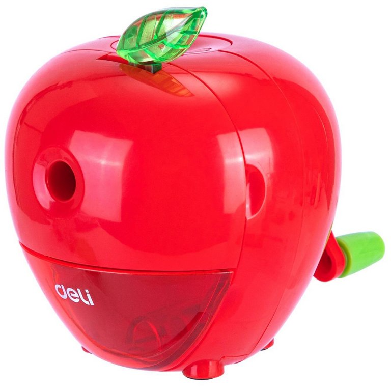 Точилка механическая пластиковый корпус Deli ассорти