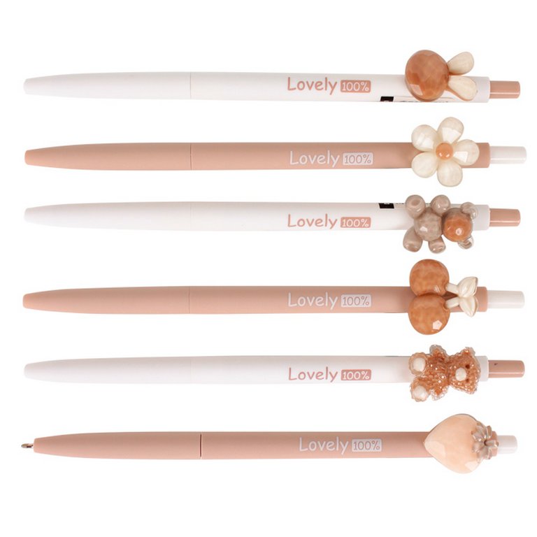 Ручка шариковая сувенирная автомат "Lovely" 0,5 мм, стерж. 116мм