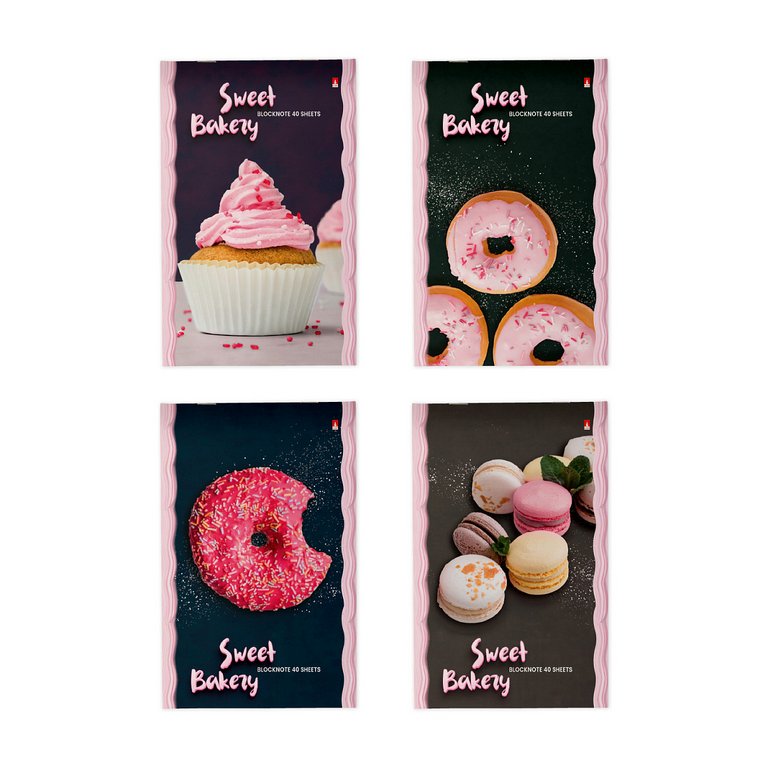 Блокнот А5  40л., 127*200 мм, на скрепке Альт "ДОНАТ РУЛИТ!" мягкая обл., 4 вида