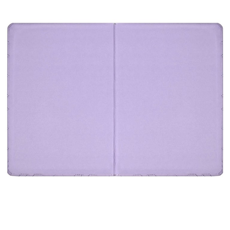 Ежедневник без дат А5 Escalada "ЛАЙКА СИРЕНЕВЫЙ" кожзам, переплет тверд. с поролоном