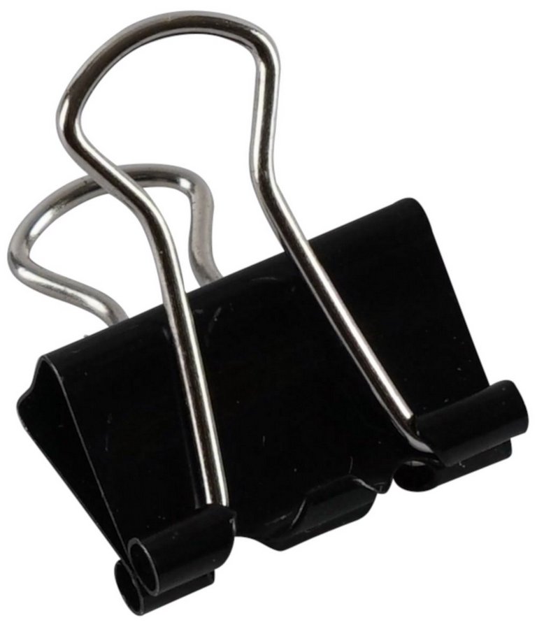 Зажим для бумаг 15 мм черный