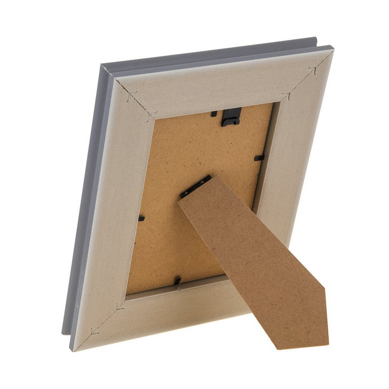 Рамка для фотографий 10*15 см пластик, цв. серый