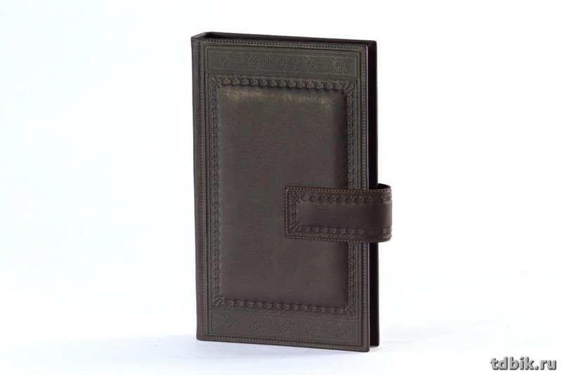 Визитница Макей 155*256мм на 160 визиток, (клясс. на 4 виз.) нат. кожа