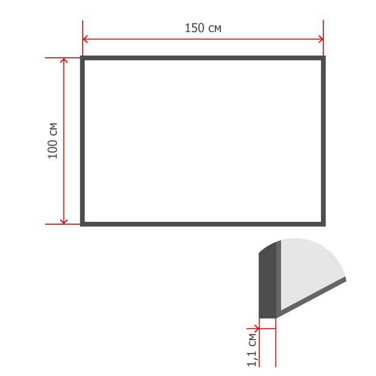 Доска пробковая 1000*1500 мм алюмин. рамка Attache