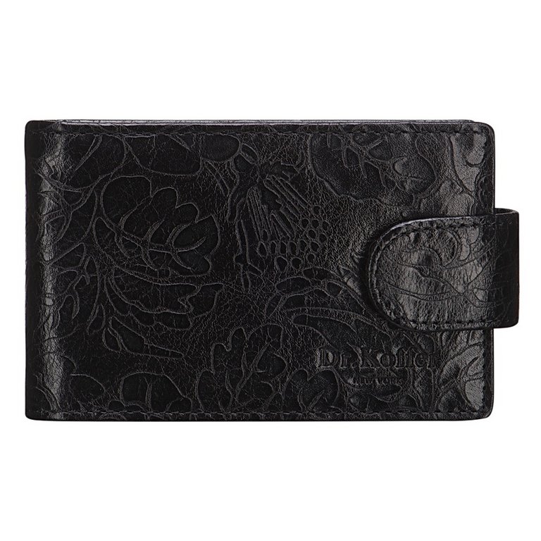 Визитница Dr.Koffer 11*7см на 48 визиток, черный