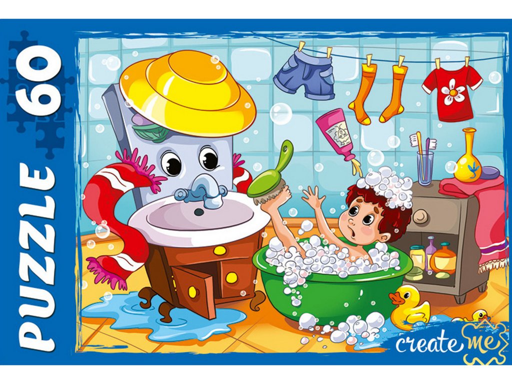 Пазлы   60 дет. "Мойдодыр" Рыжий КОТ