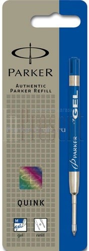 Стержень гелевый  98мм Parker "M", синий 0,7мм