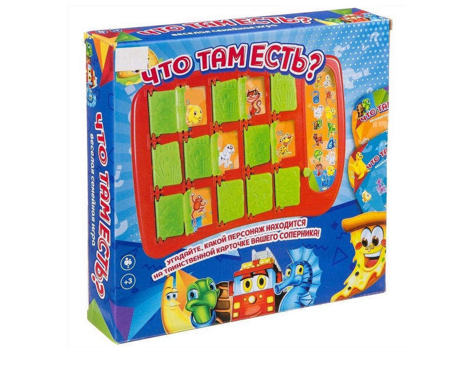 Игра настольная  .3+ "Что там есть?" 27,5х5,5х26,5 см, Zhorya