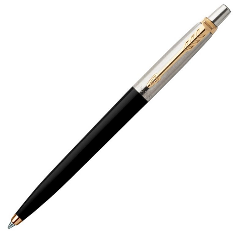 Ручка шариковая Parker Jotter Originals Recycled Black GTсиняя (нерж.сталь, пластик)
