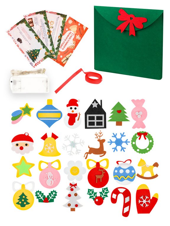 Адвент-календарь НГ "Ёлка из фетра" 66*100см